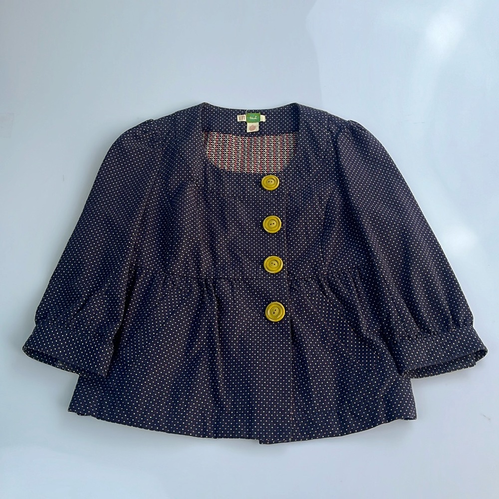 ETT TWA Polka Big Button Peacoat S122-7